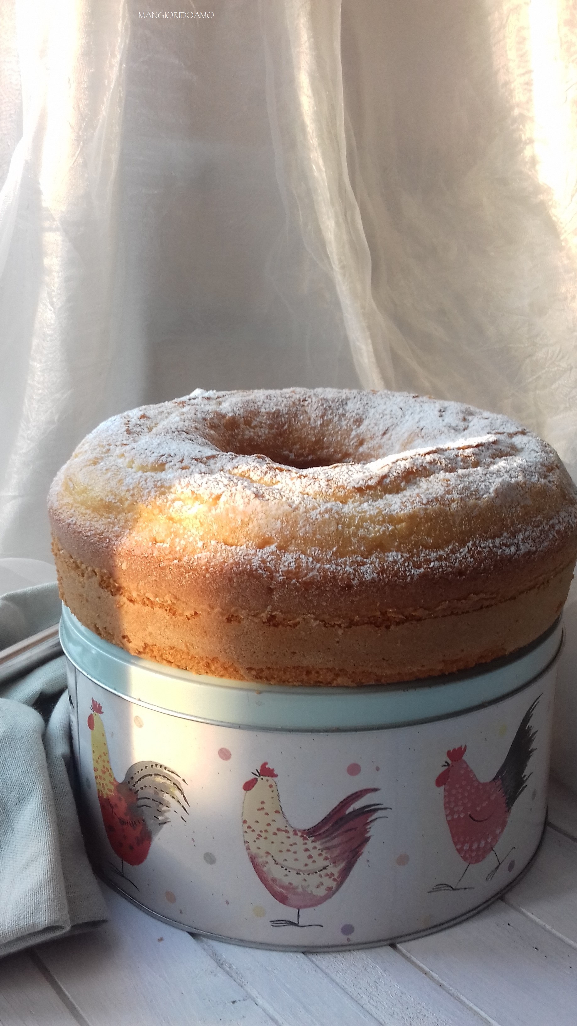 Ciambellone Alto E Sofficissimo Allo Yogurt - Mangioridoamo